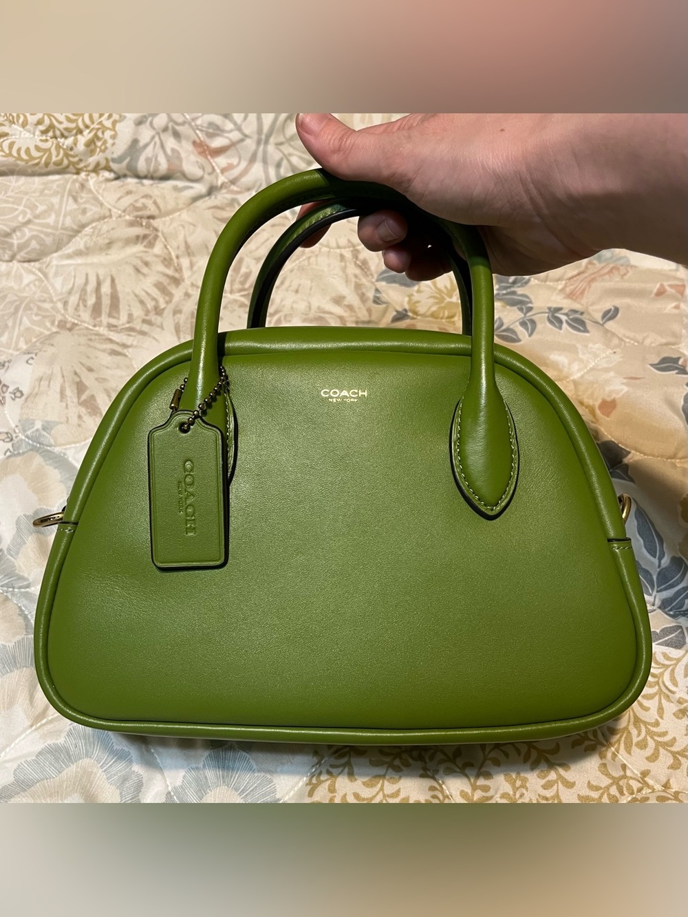 RARE Coach Lime Green Borough Bag! - Picture 10 of 11
